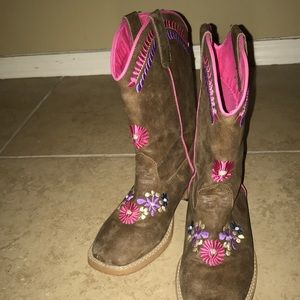 blazzin roxx kids flower boots
